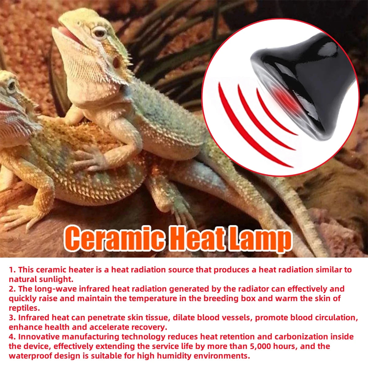 NightCore Ceramic Heat Emitter
