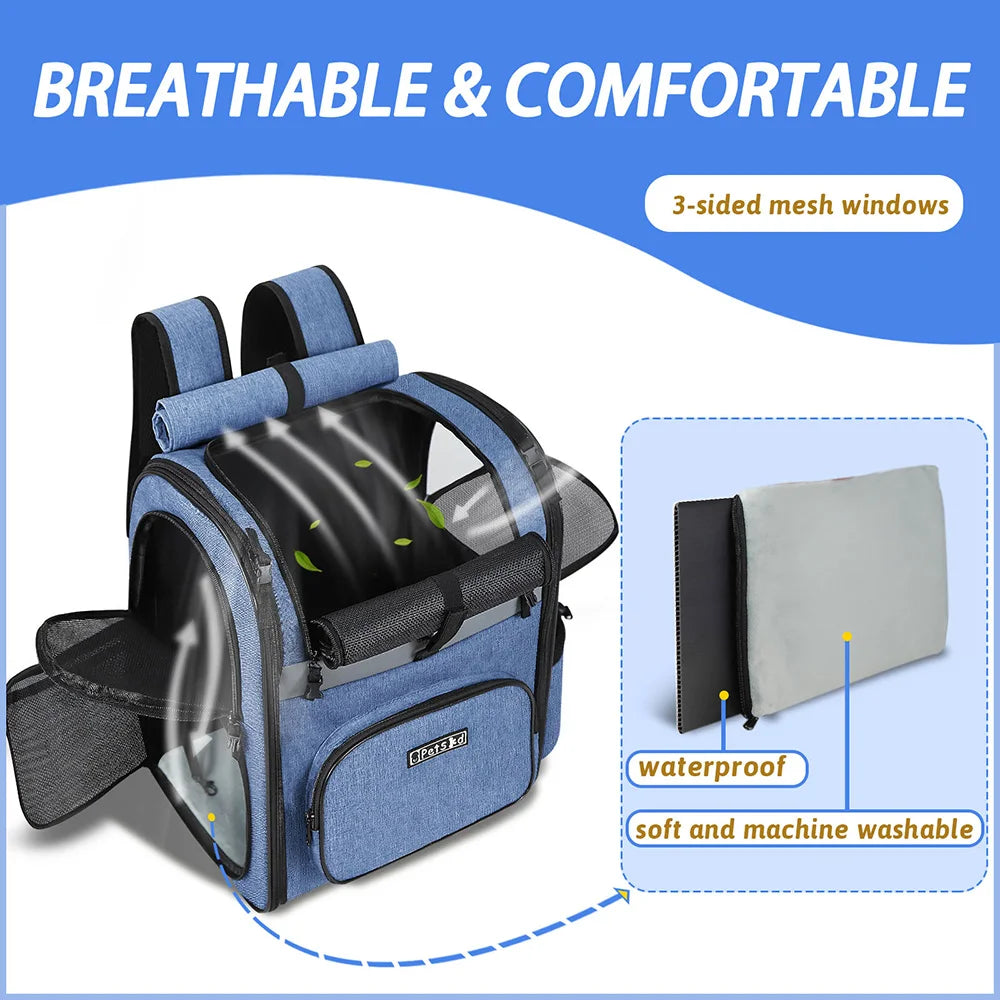 TrailNest Pro Pet Backpack