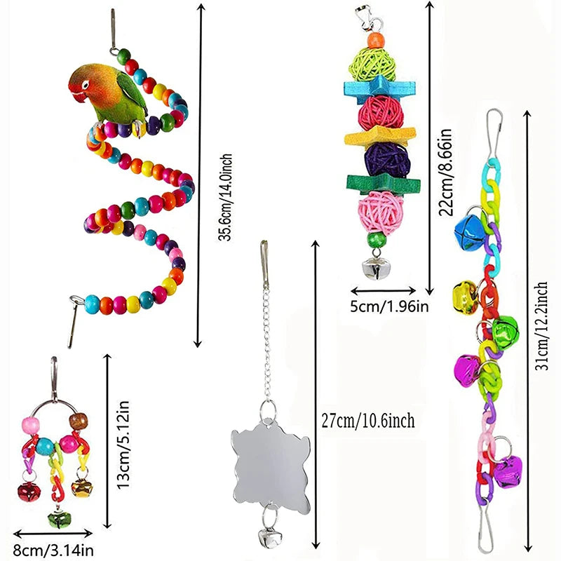 PlayPerch Bird Toy Set